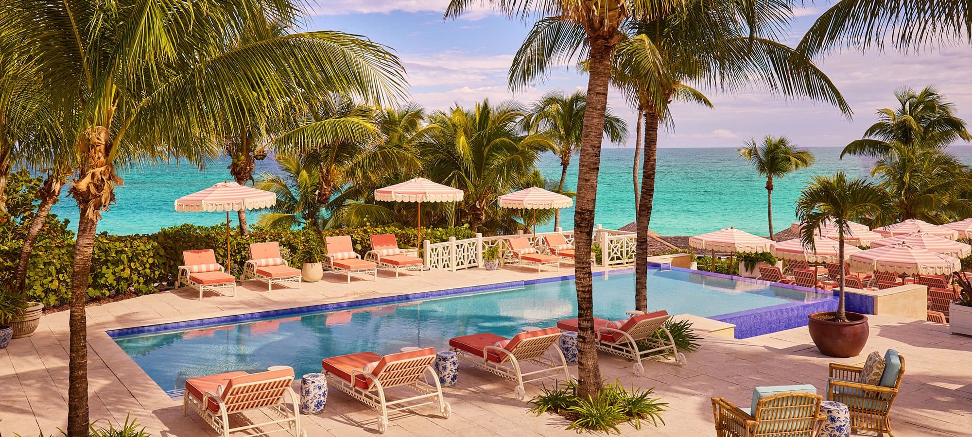 pool with view of the ocean