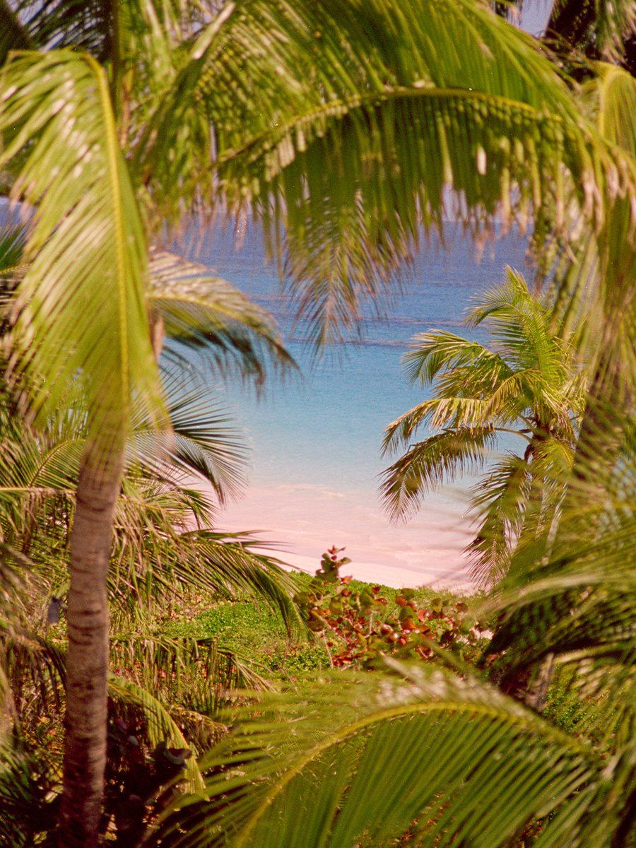 view to the beach