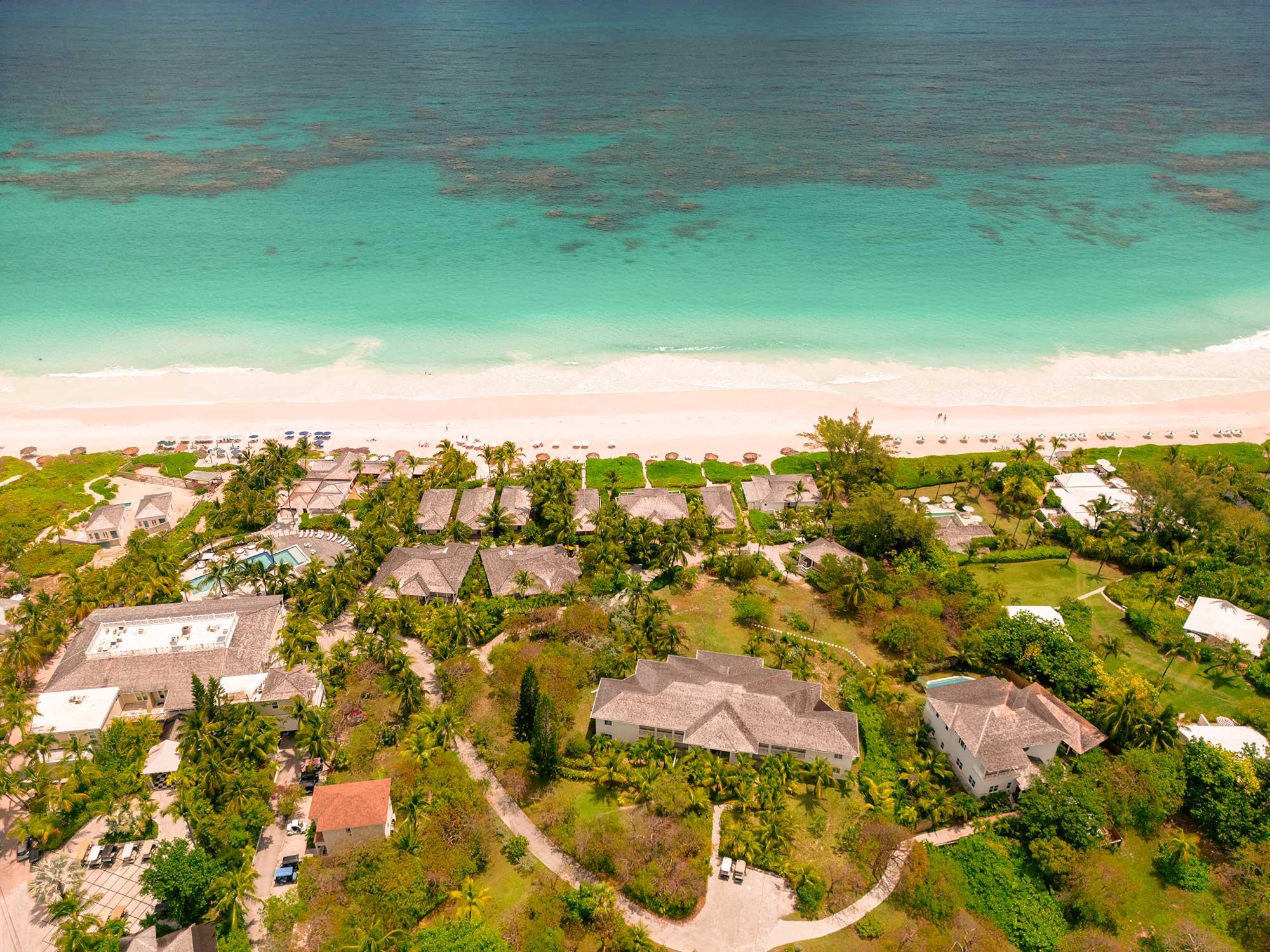 Areal view of Coral Sands