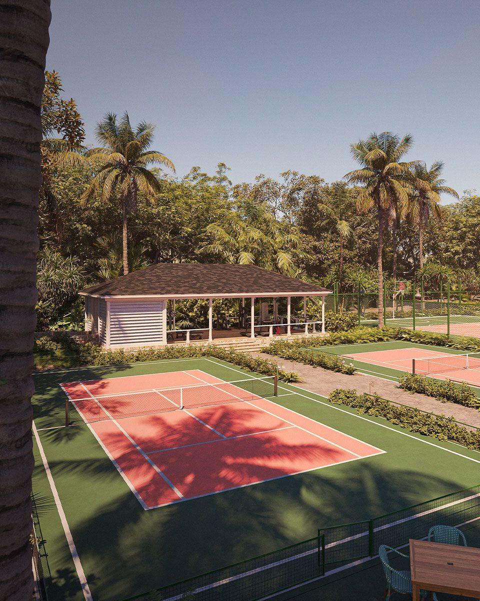 tennis and pickleball courts