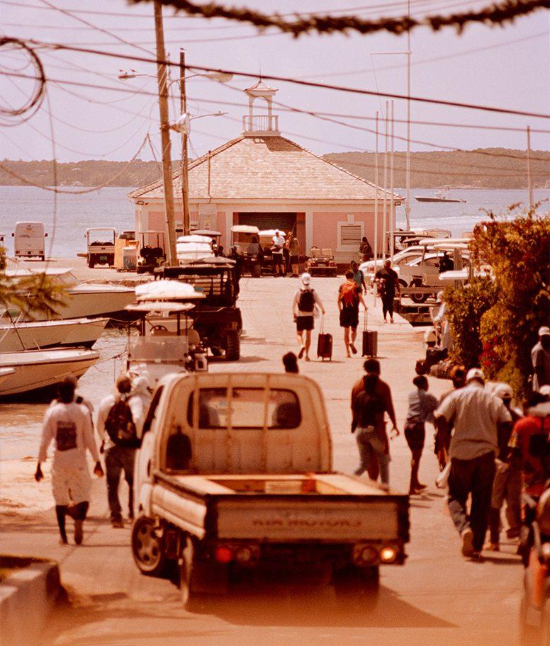 path down to docks