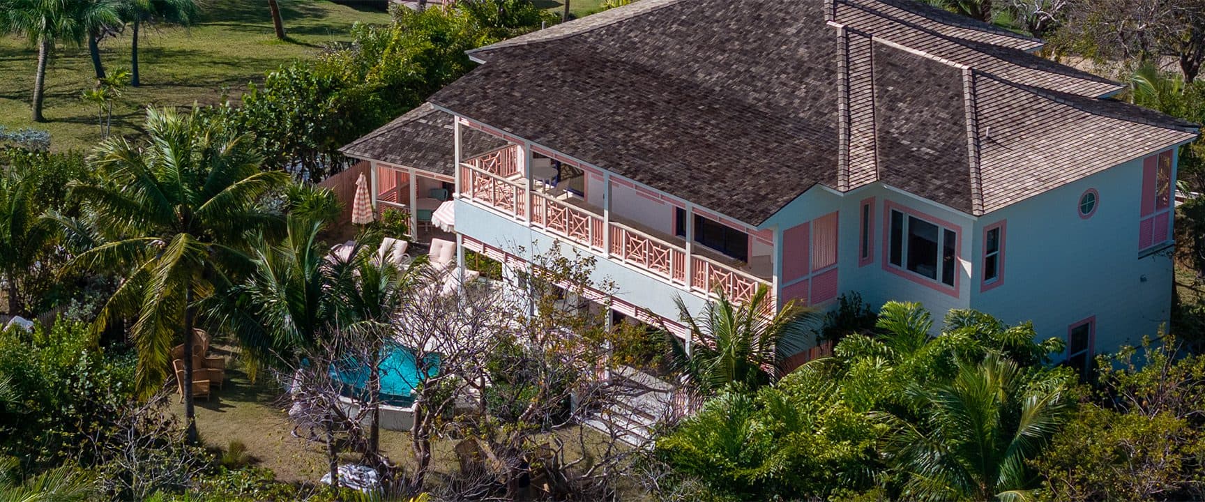 aerial view of Sharon's Home