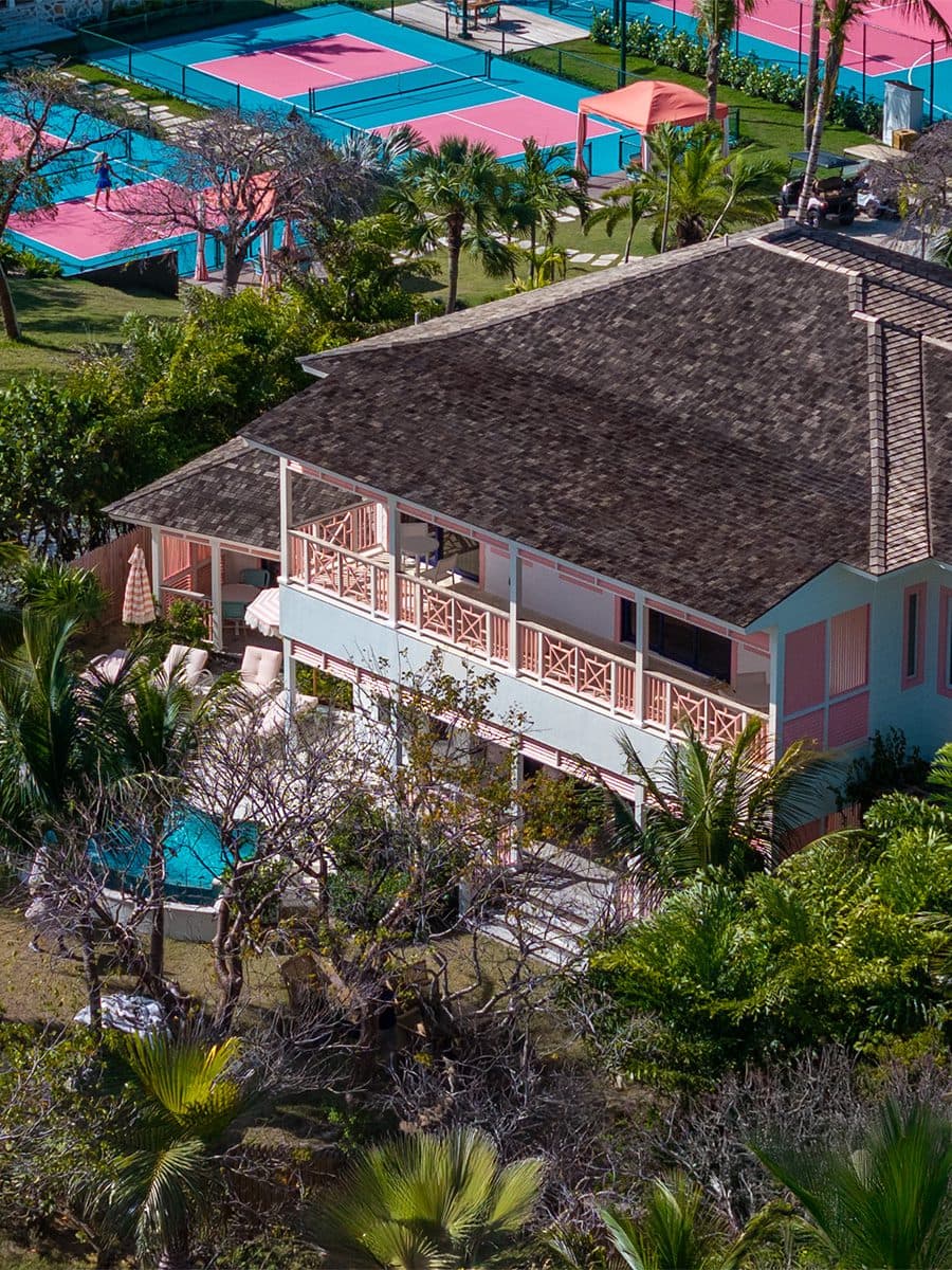 aerial view of Sharon's Home